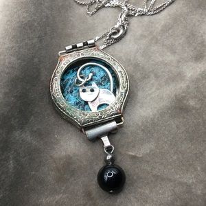 Belais antique watch necklace
